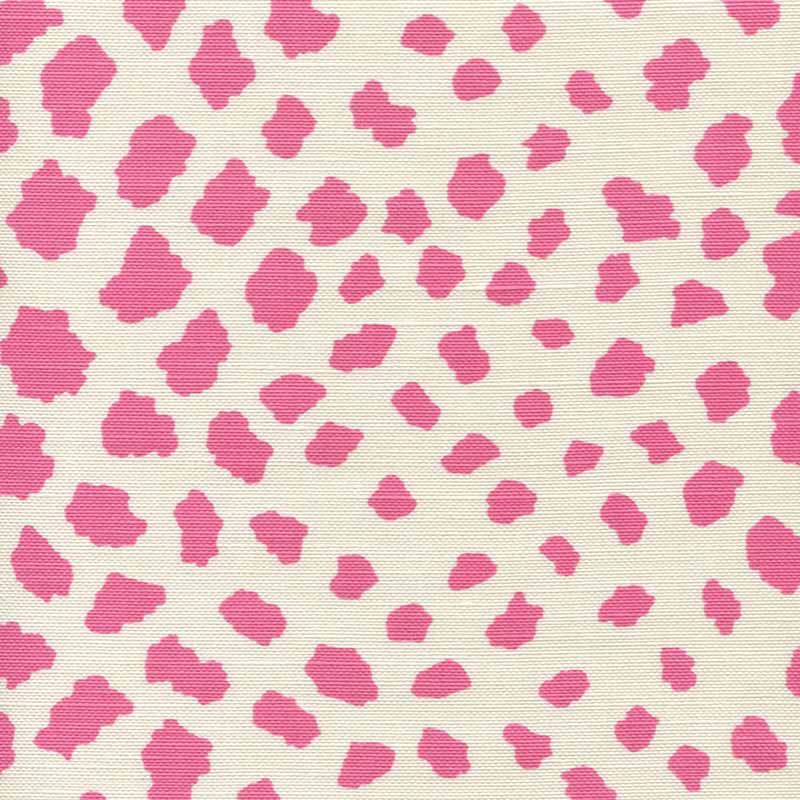 Cheetah Pink fabric by Quadrille