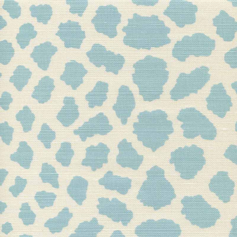 Cheetah New Blue (306360F-03) fabric by Quadrille