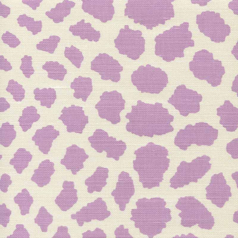 Cheetah Lavender fabric by Quadrille