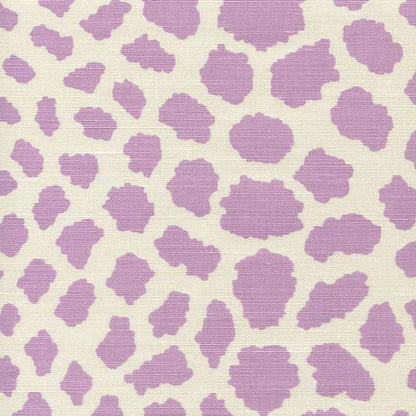 Cheetah Lavender fabric by Quadrille