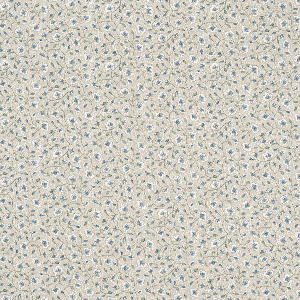 Chelsea Fabric by Anna French in Slate & Linen (AF57842)