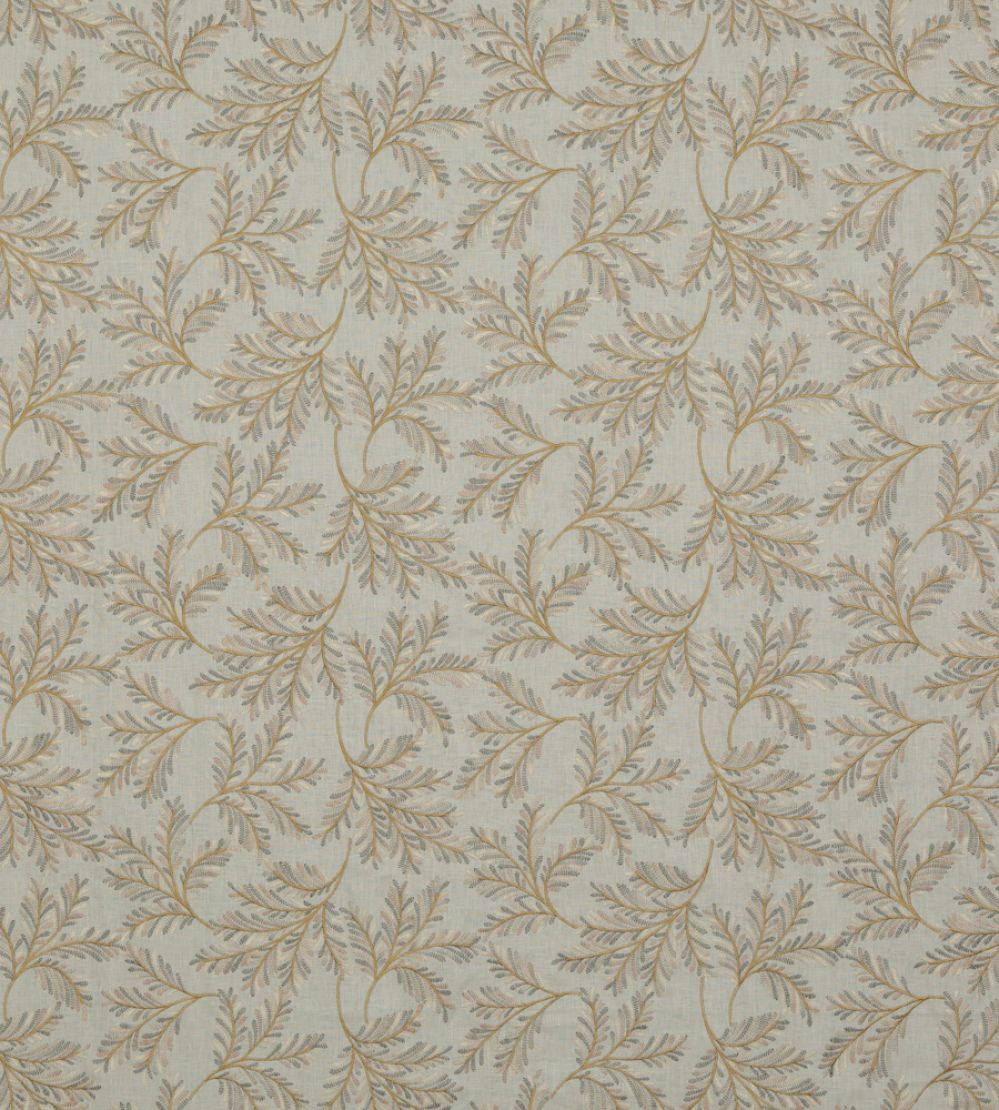 Chelsea Fern Fabric by GP & J Baker Aqua/Bronze