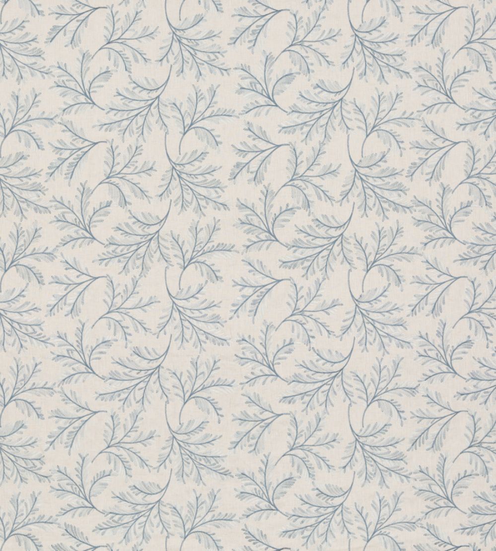 Chelsea Fern Fabric by GP & J Baker Blue