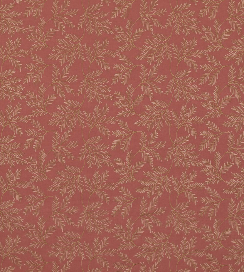 Chelsea Fern Fabric by GP & J Baker Red