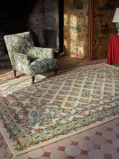 Chenonceau Rug by Braquenié shown in a room setting (view 1)