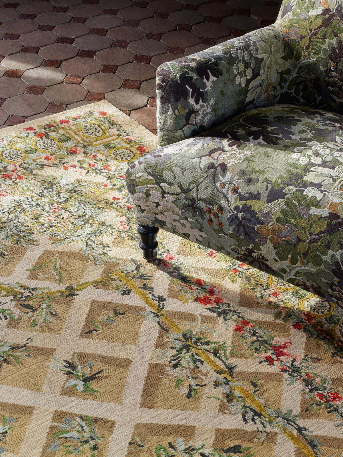 Chenonceau Rug by Braquenié shown in a room setting (view 2)