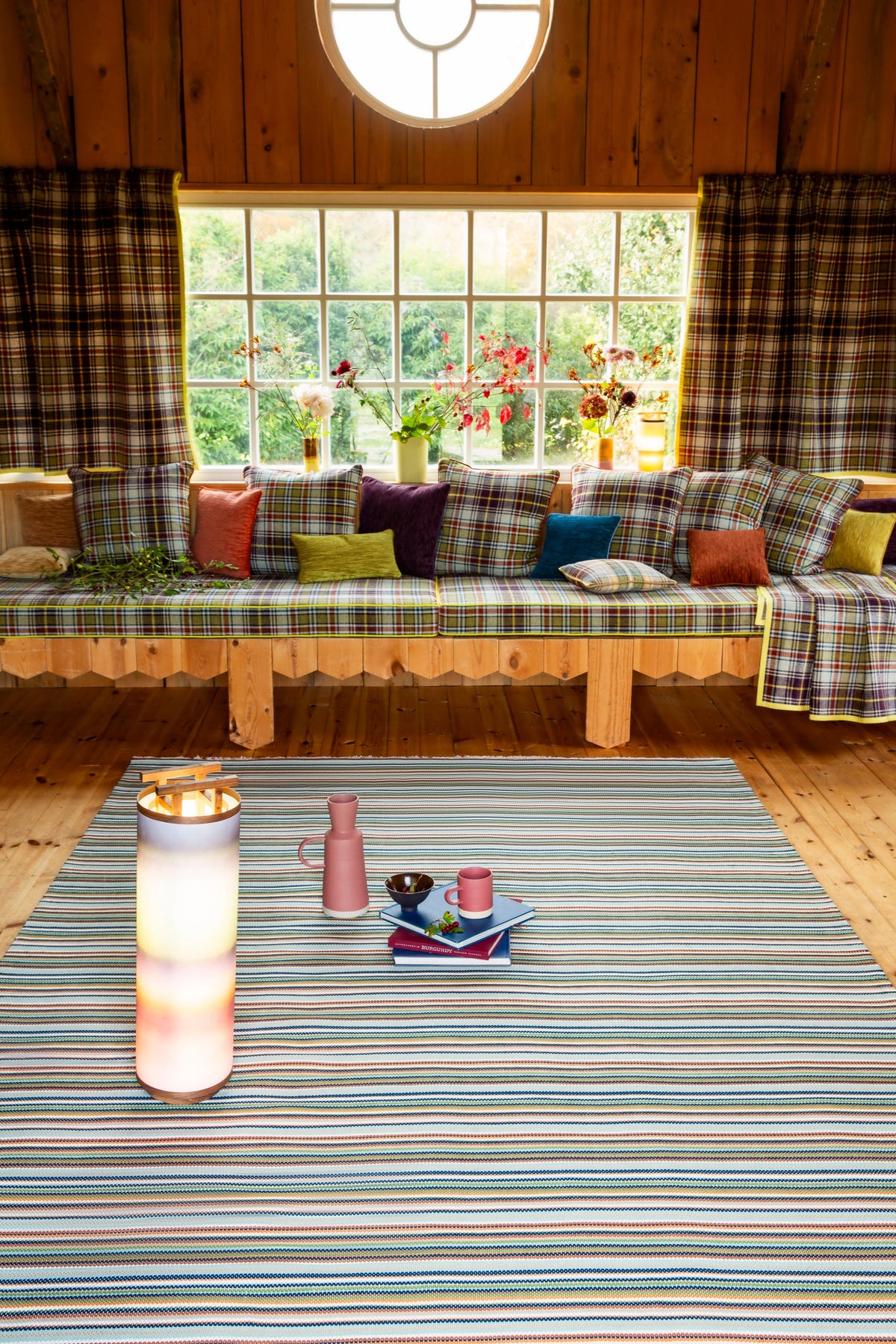 Cherbourg Rug by Pierre Frey shown in a room setting (view 1)