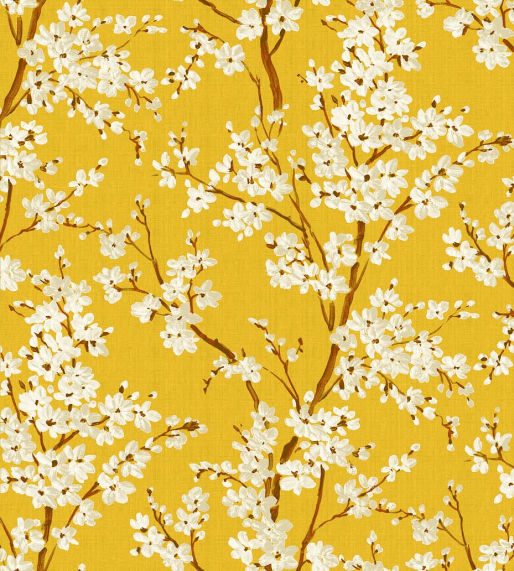 Cherry Blossom Wallpaper by Coordonne Amber