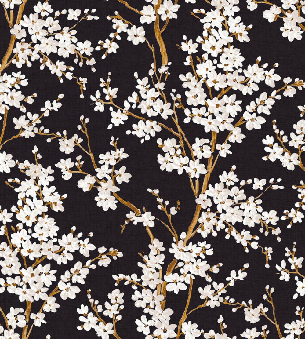 Cherry Blossom Wallpaper by Coordonne Onyx