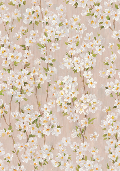 Cherry Blossom Tree Pink mural by Rebel Walls