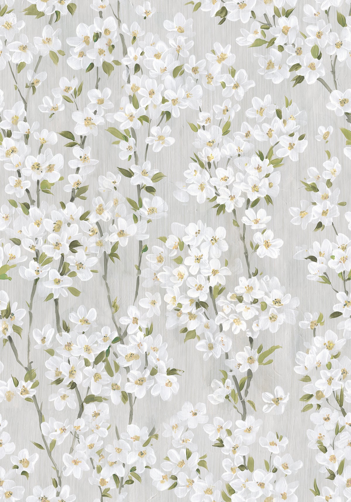 Cherry Blossom Tree White mural by Rebel Walls