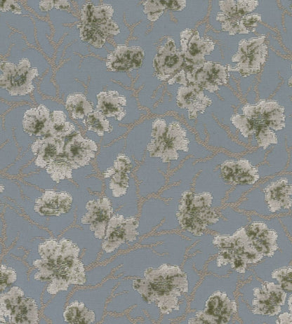 Cherry Blossom Fabric by Zimmer + Rohde Blue
