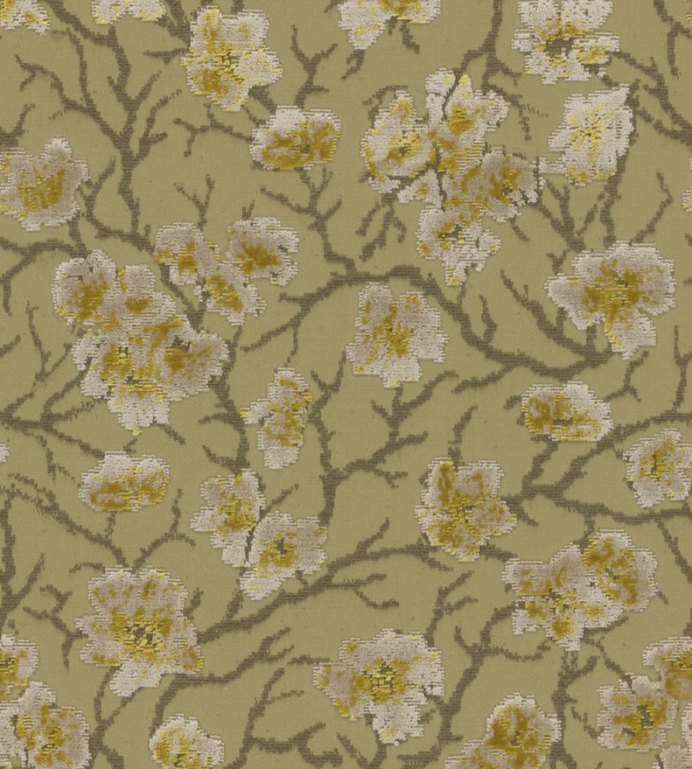 Cherry Blossom Fabric by Zimmer + Rohde Yellow