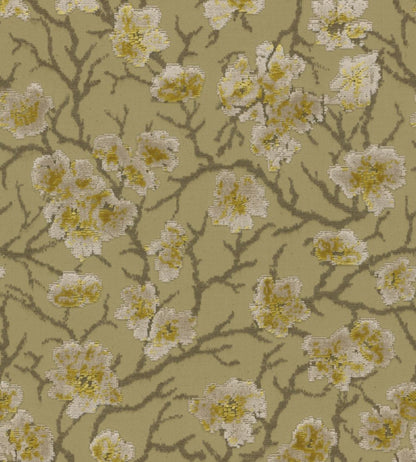Cherry Blossom Fabric by Zimmer + Rohde Yellow