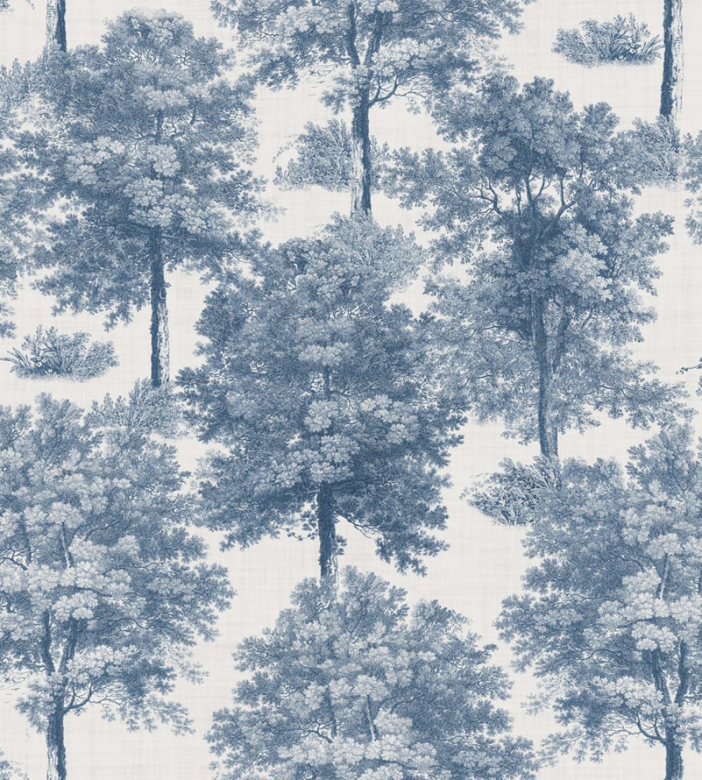 Chestnut Tree Wallpaper by Coordonne Blue