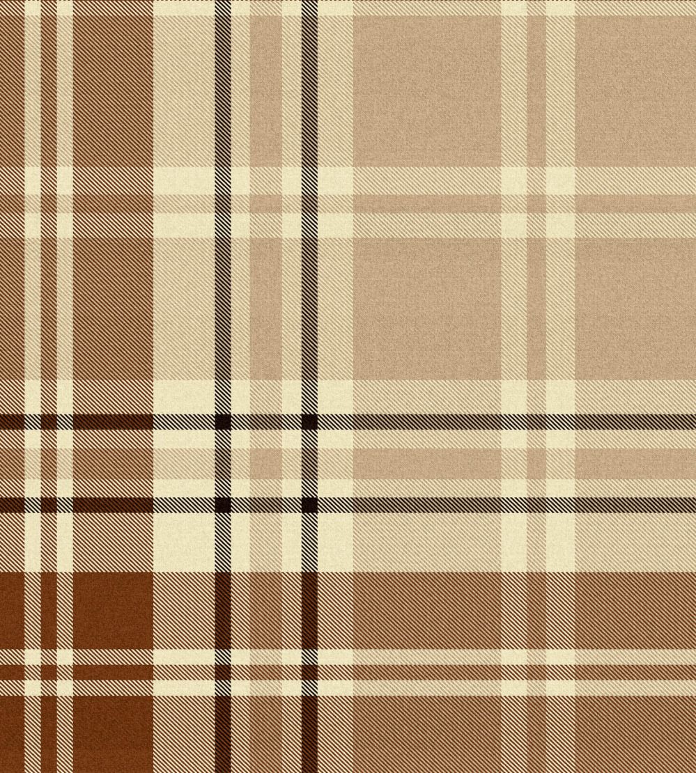 Chesterfield Plaid Wallpaper by MINDTHEGAP Cappuccino