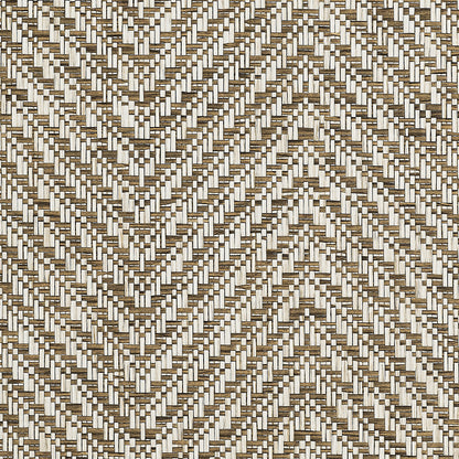 Chevron Chic Wallpaper by Phillip Jeffries in Elephant Tusk (PJ 3294)