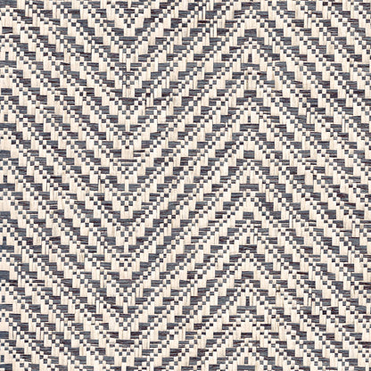 Chevron Chic Wallpaper by Phillip Jeffries in Zebra Crossing (PJ 3295)