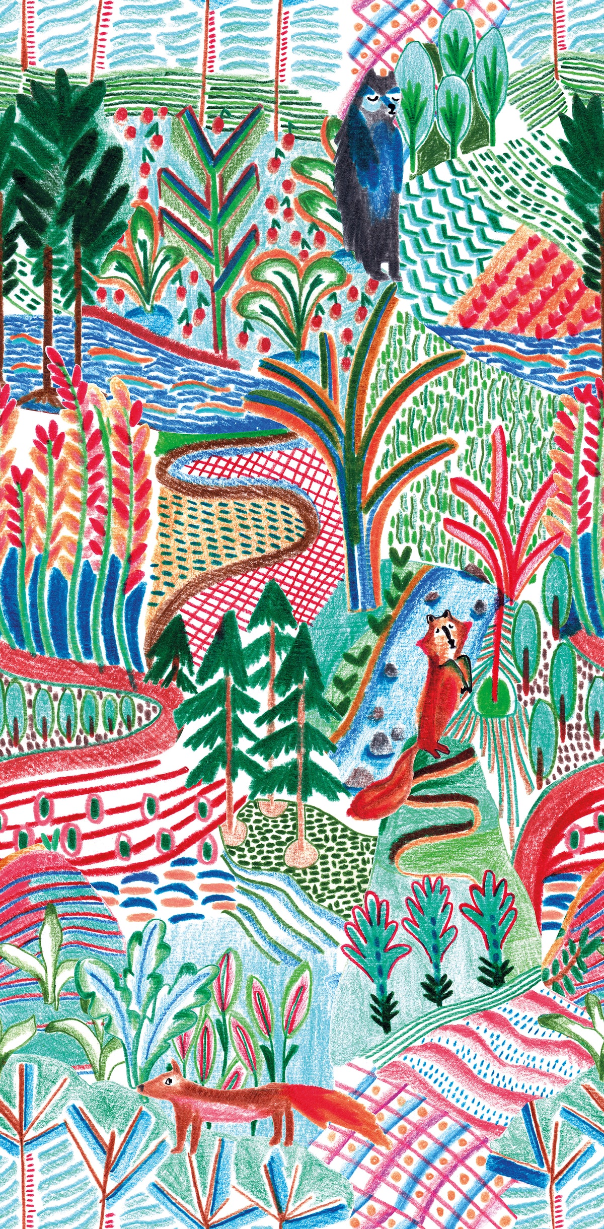 Chicoutimi Naive mural by Bien Fait