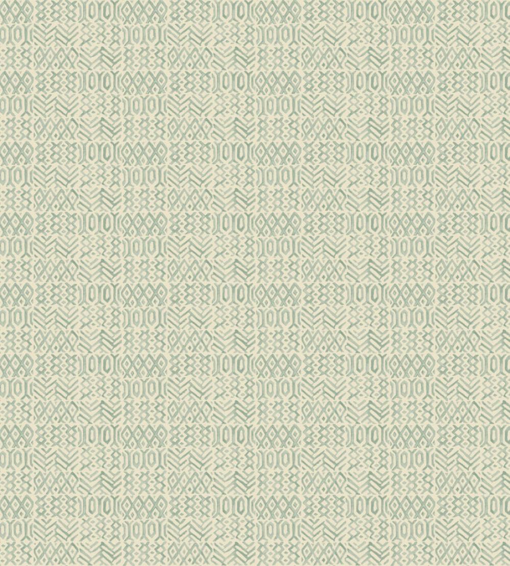Chimneys Wallpaper by GP & J Baker Aqua