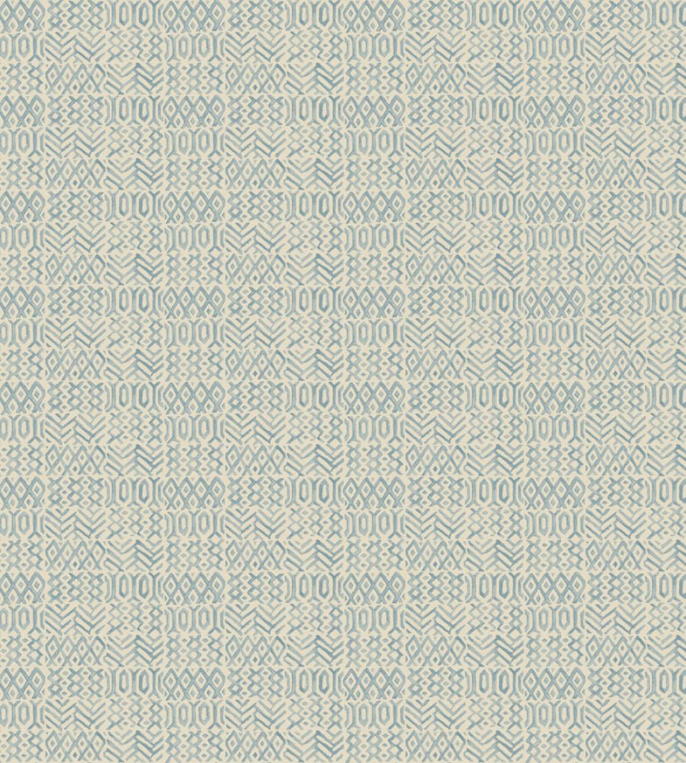 Chimneys Wallpaper by GP & J Baker Old Blue