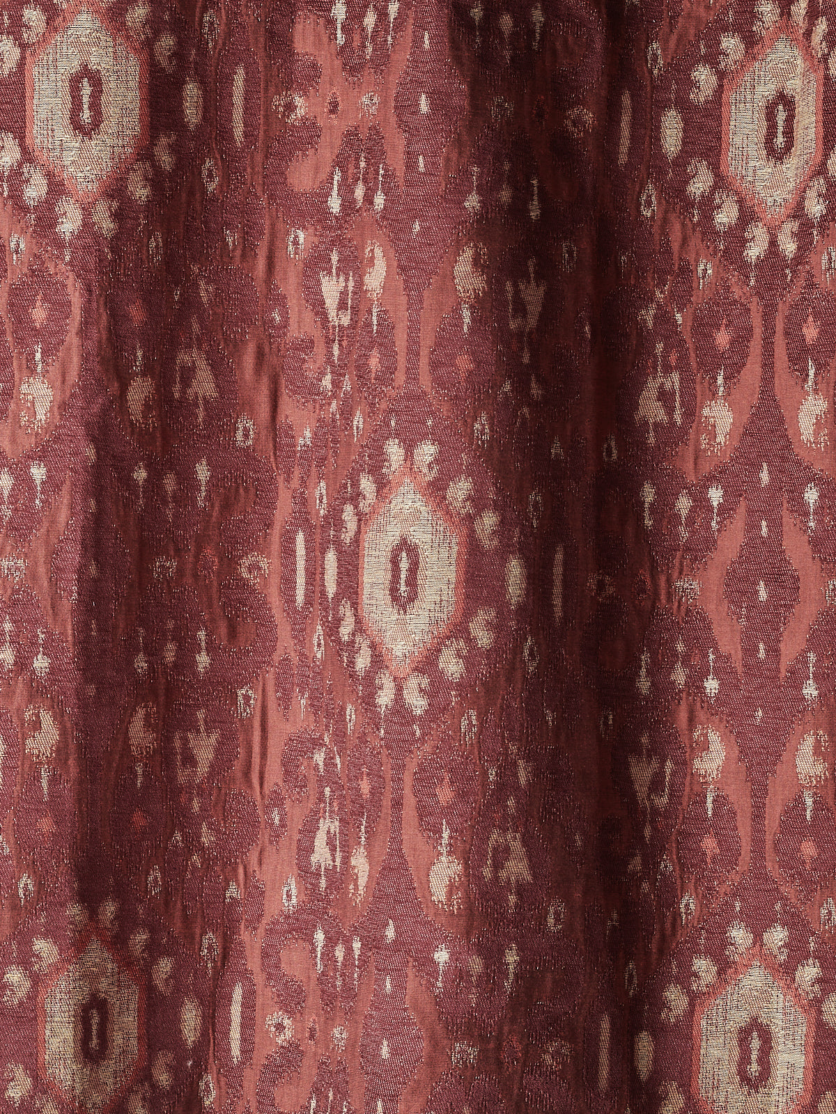 Chimu Ikat Fabric by Watts 1874 in Rust