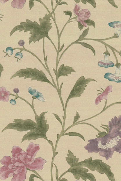 China Rose wallpaper by Little Greene in Sage