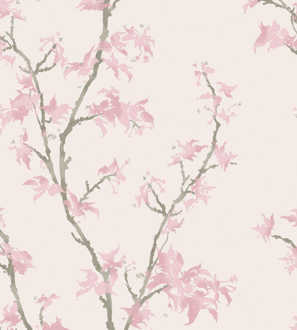 Chinese Branch Wallpaper by Cole & Son Blossom Pink