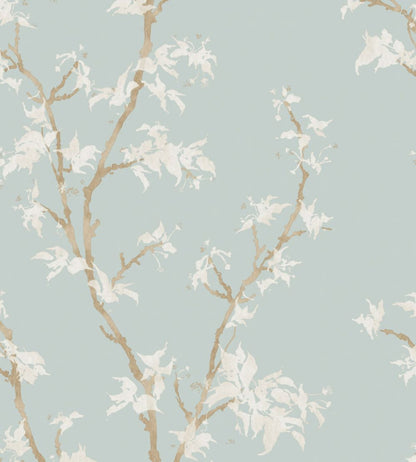 Chinese Branch Wallpaper by Cole & Son Duck Egg