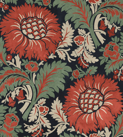 Chinese Damask Wallpaper by Coordonne Sage