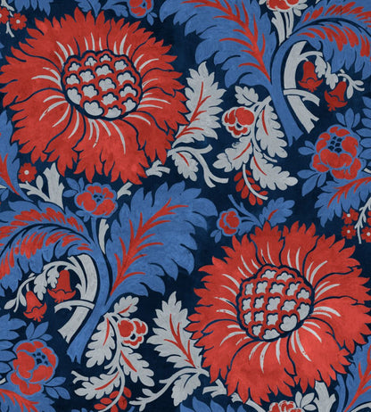 Chinese Damask Wallpaper by Coordonne Vermilion
