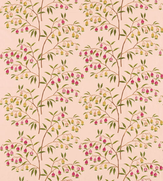 Chinese Lantern Fabric by Sanderson Peach Blossom