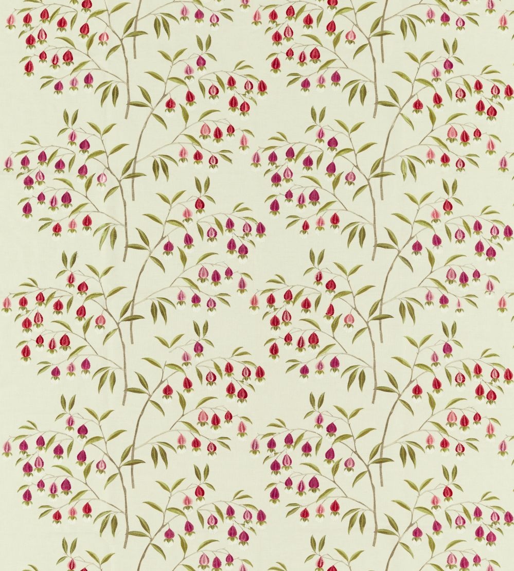 Chinese Lantern Fabric by Sanderson Wild Plum