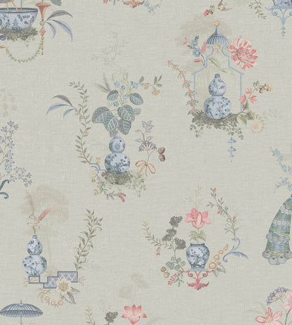 Chinese Porcelain Wallpaper by Eijffinger Sand