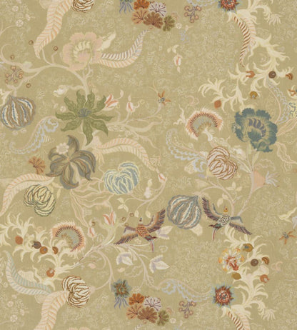 Chintz 21 Fabric by Parker & Jules Sepia Stone