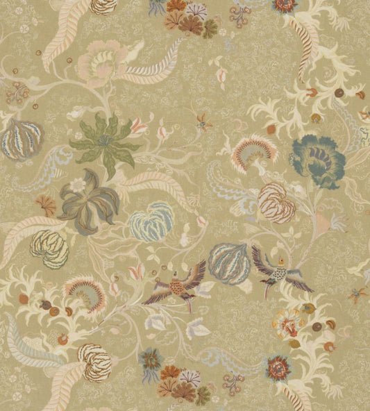 Chintz 21 Fabric by Parker & Jules Sepia Stone