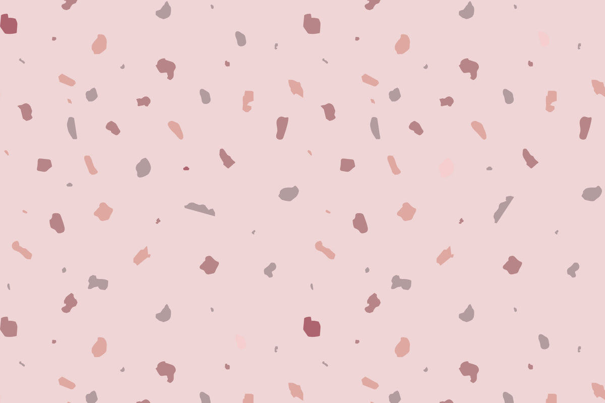 Chip Dusky Pink mural by Hovia