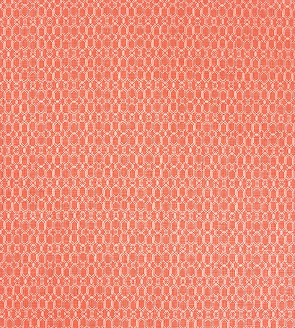 Chiselled Fabric by Christopher Farr Cloth Coral