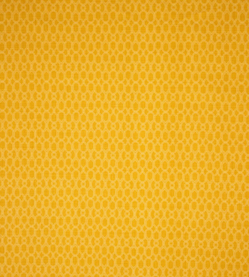 Chiselled Fabric by Christopher Farr Cloth Lemon