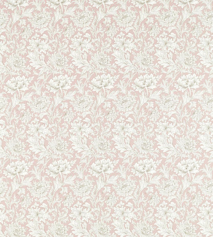 Chrysanthemum Toile Fabric by Morris & Co Cochineal Pink