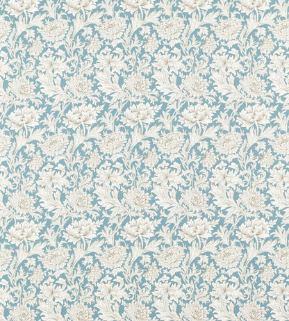 Chrysanthemum Toile Fabric by Morris & Co Slate