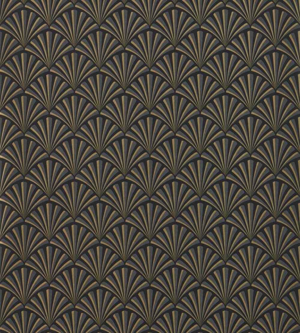 Chrysler Wallpaper by Clarke & Clarke Noir
