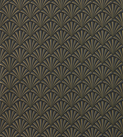 Chrysler Wallpaper by Clarke & Clarke Noir