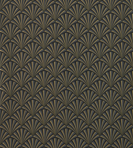 Chrysler Wallpaper by Clarke & Clarke Noir