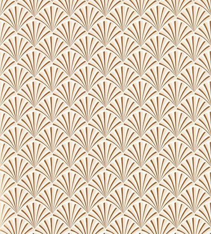 Chrysler Wallpaper by Clarke & Clarke Rose Gold