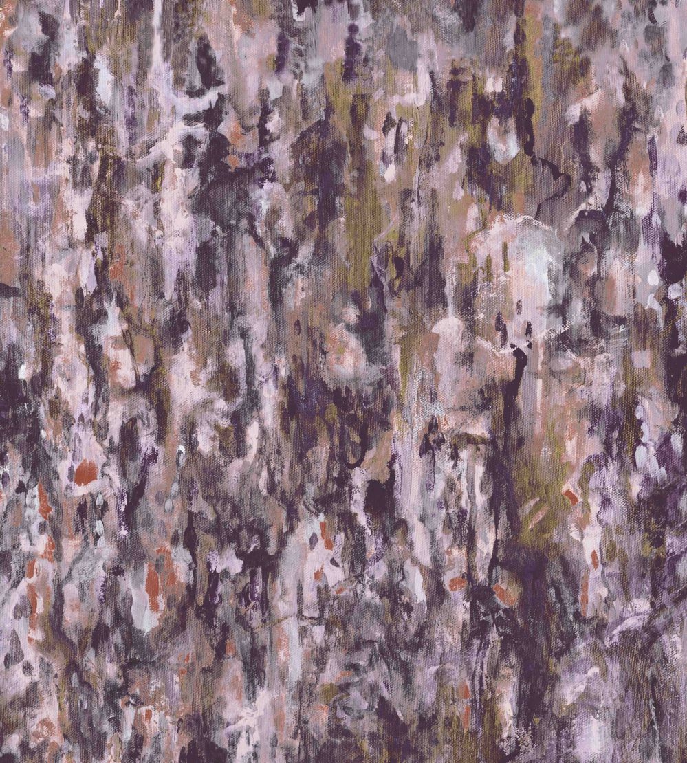 Cinnabar Fabric by Arley House Eggplant