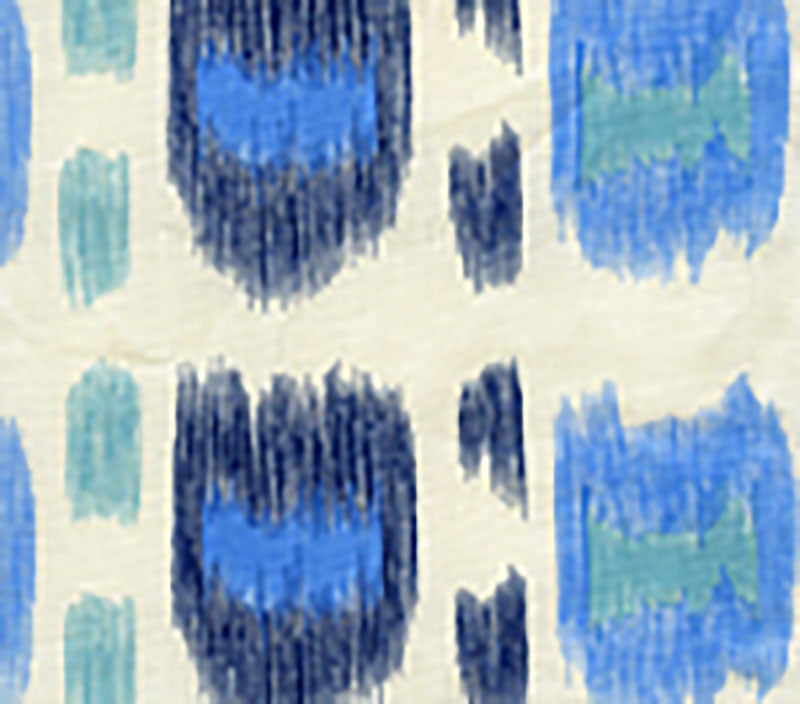 Cintra Multi Blues, Navy fabric by Alan Campbell