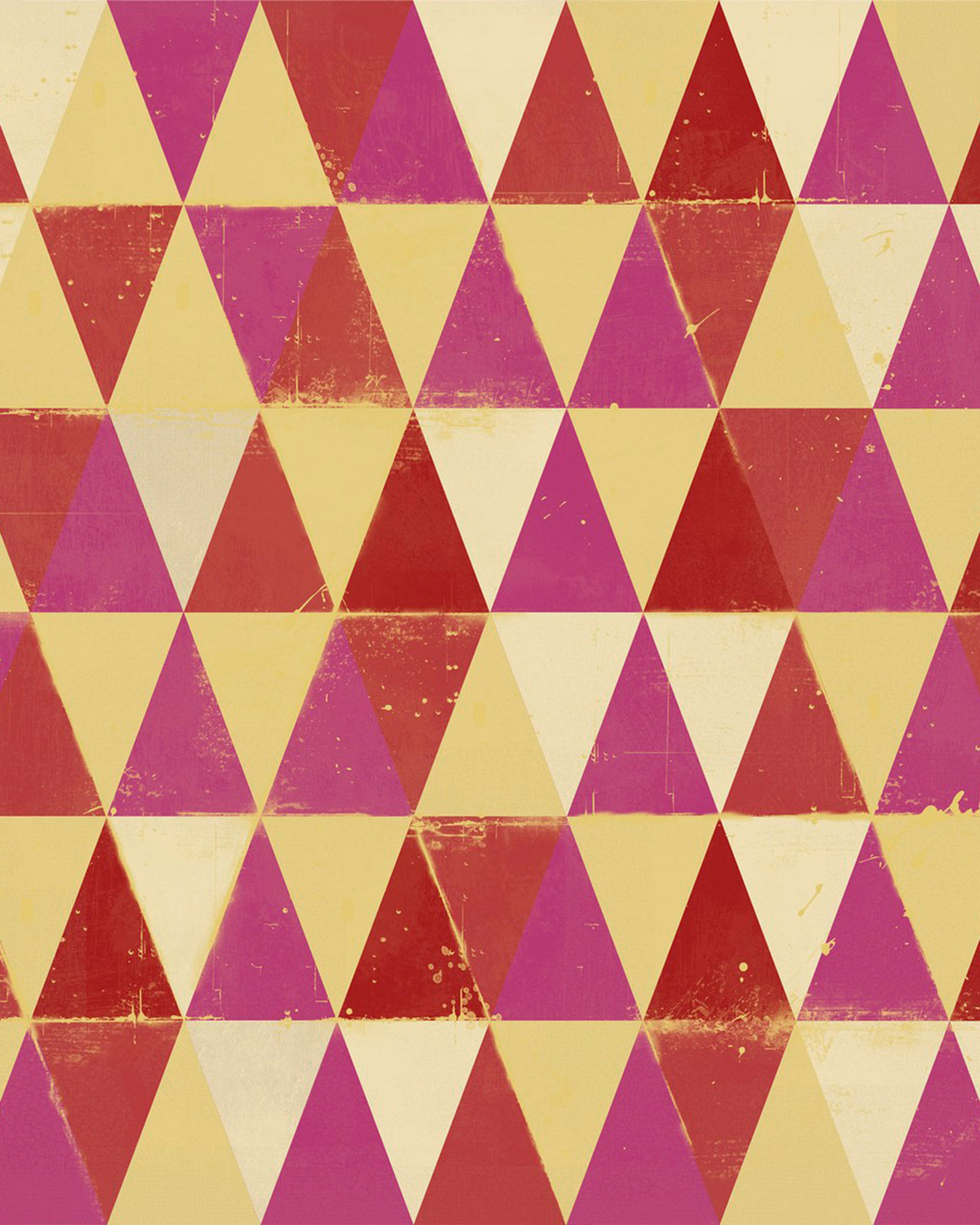 Circus Pattern Yellow, Pink wallpaper by MINDTHEGAP