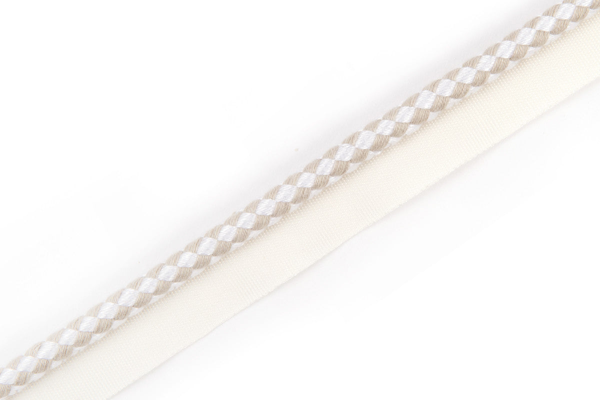 Circus Piping Trim by Christopher Farr Cloth in Natural colorway