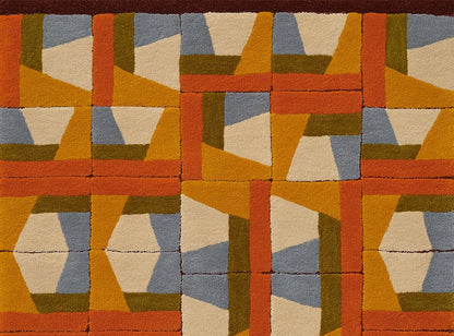 Circus Rug by Pierre Frey in Orange (FT312001)